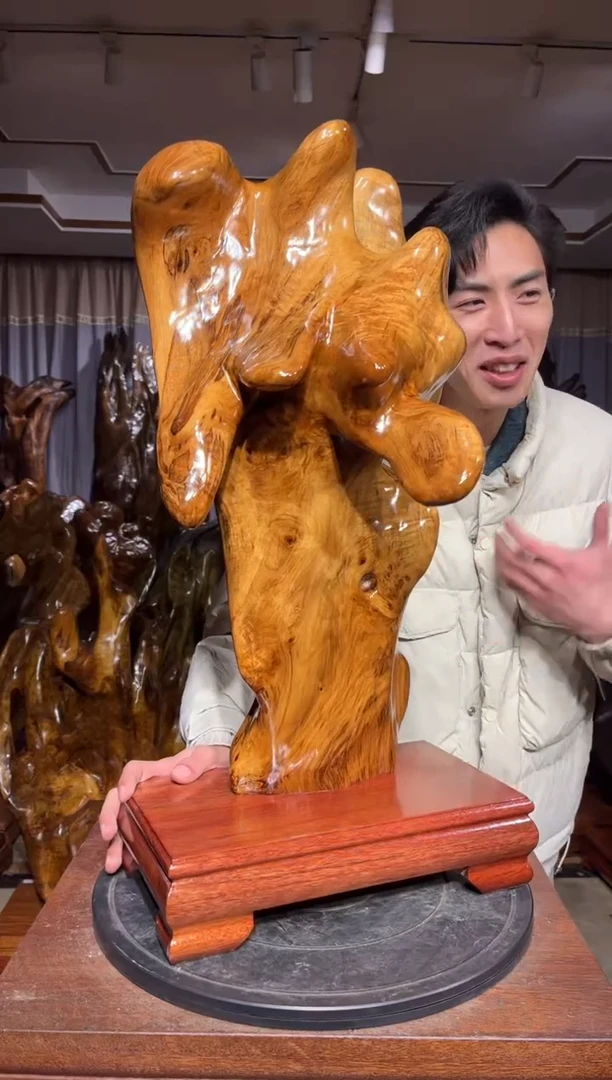 【闪购商品】金丝楠木自然摆件