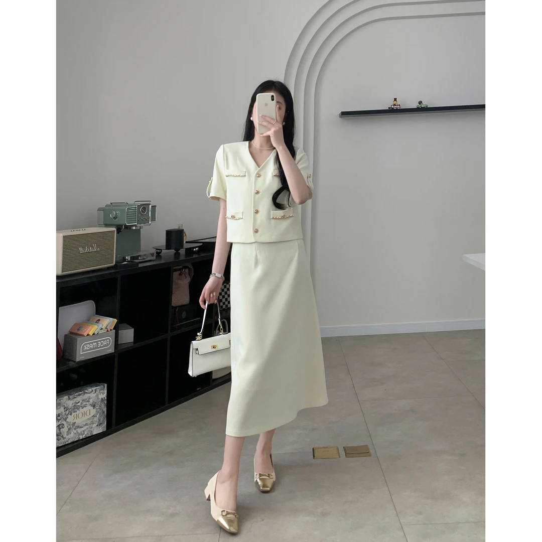 SHAOE清仓专场【白玉晚香】小香风套装S2023050418