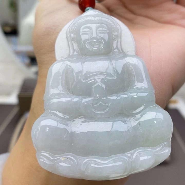 翡翠颈饰未镶嵌吊坠14