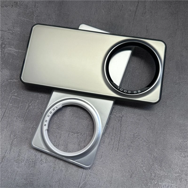 适用华为荣耀x50手机壳双层彩银honorX40亚克力高级感x50大孔镜头