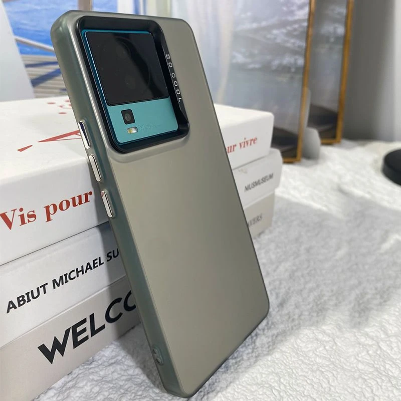 适用磨砂半透IQOONEO7手机壳大孔iQOOneo7se高级全包neo6/6se