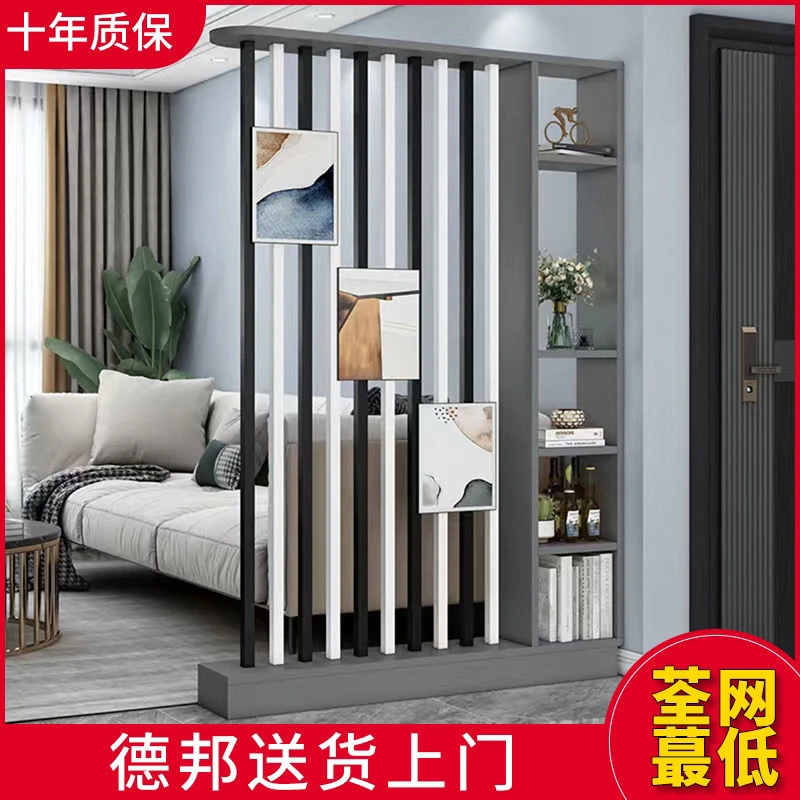 小扬哥推荐屏风隔断客厅遮挡入户门玄关柜简易置物架厨房客厅餐厅