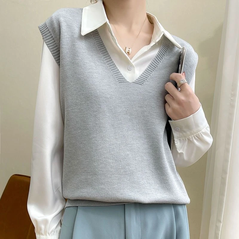 编码 851-900 新款秋冬针织毛衣马甲