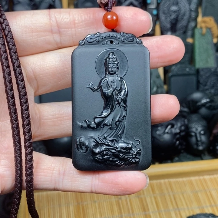 和田玉（青玉）颈饰未镶嵌虚*