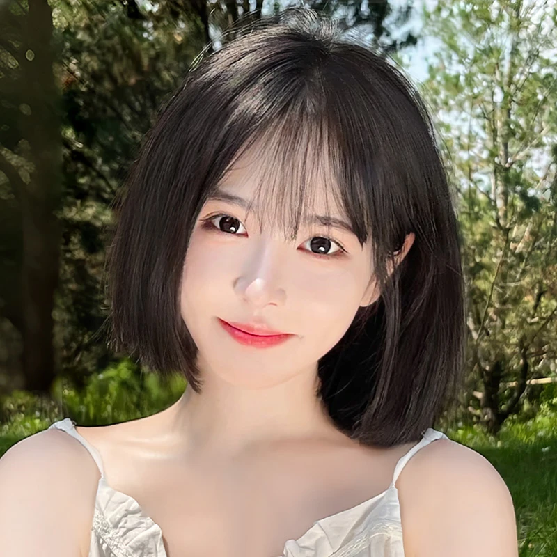 【减龄短发】素颜可戴时尚减龄潮流波波头透气整顶假发女全头套