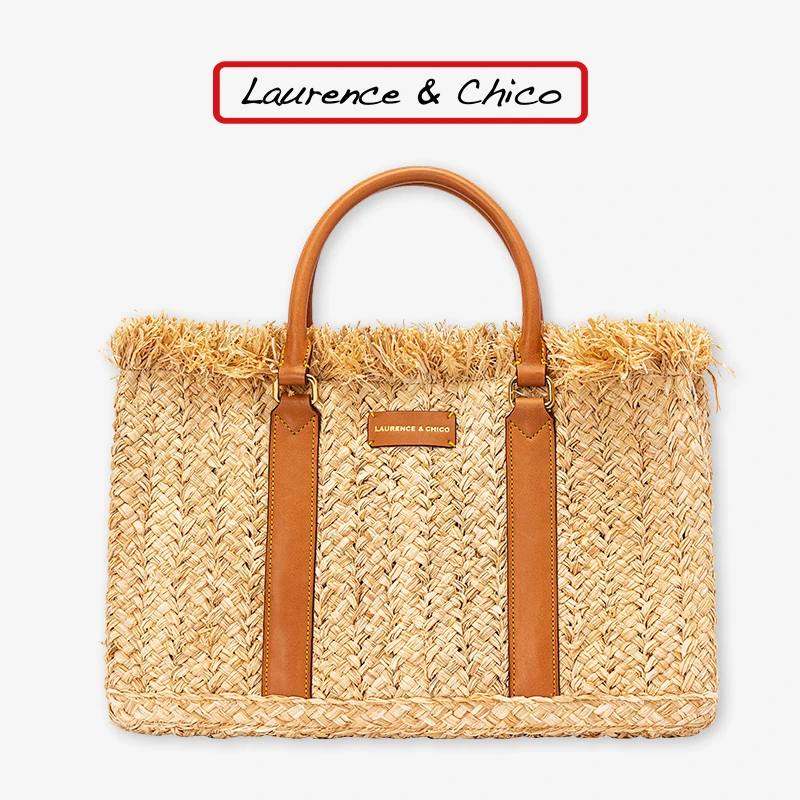LAURENCE & CHICO【CHICO专属】小众草编沙滩中号Tote包21G30407