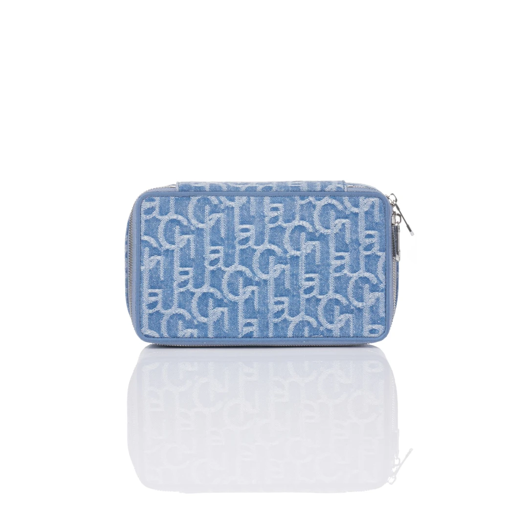 【CHICO专属福利】水洗牛仔化妆包21G20419