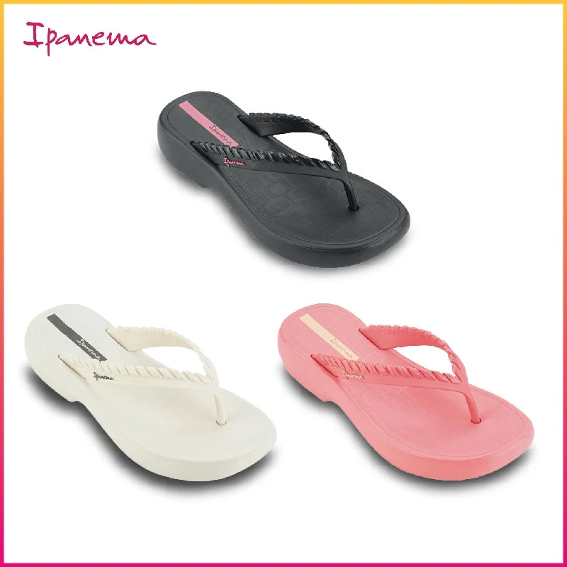 Ipanema依帕女士24新品休闲海边度假厚底夹脚人字凉拖鞋27079