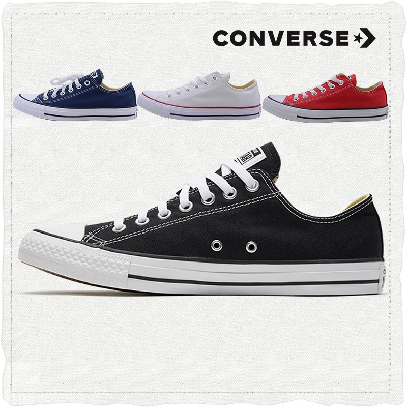 Converse/匡威经典潮流低帮运动休闲百搭透气耐磨帆布鞋101001