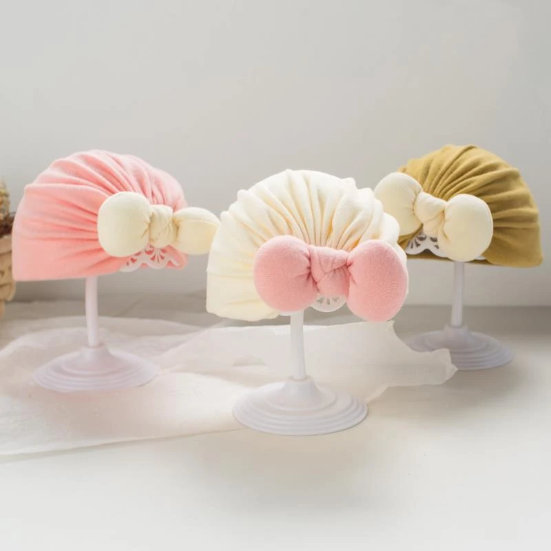 婴儿帽子胎帽宝宝秋冬季新生儿男宝女宝可爱超萌护卤门包头儿童