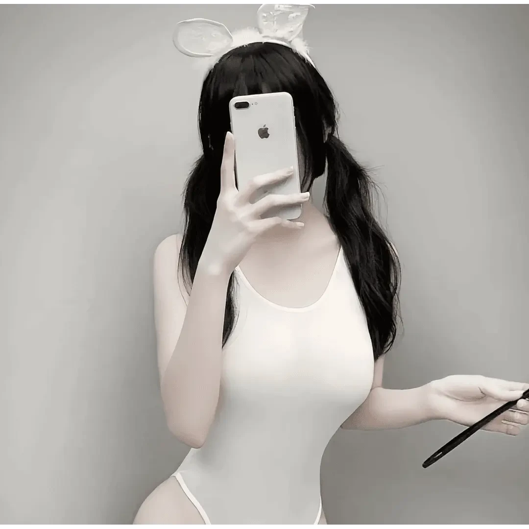 【无防】透明连睡衣性感外穿短款欲外穿连衣美背紧身白色短款外穿