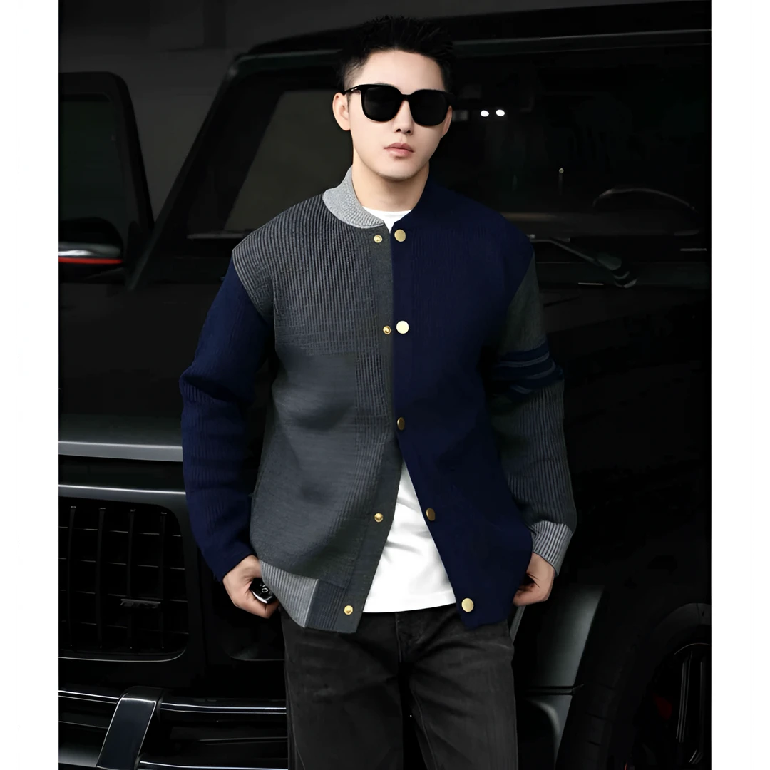 男生秋冬季外套针织衫毛衣舒适保暖高品质时尚百搭帅气高品质休闲