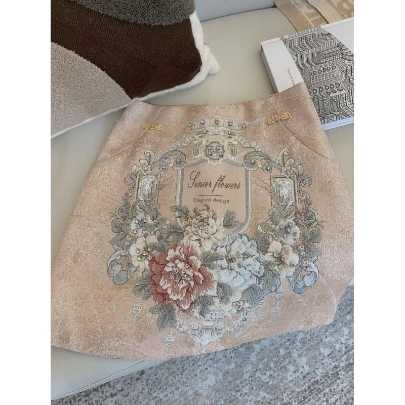 【橦颜推荐】重工国风钉珠半身裙8642