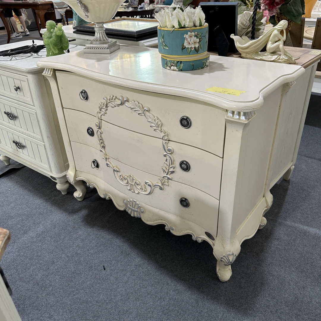 (100*46*76)奥克维尔美式全实木三斗柜榆木雕花储物收纳柜-103