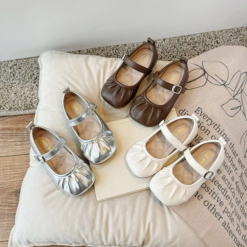 【萝卜邦优选】女童公主鞋春秋儿童软底小皮鞋小香风单鞋简约玛丽珍