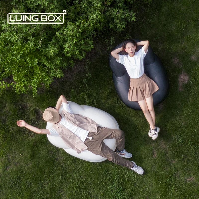 LUING BOX露营盒子 海豚充气沙发 便携式懒人充气沙发