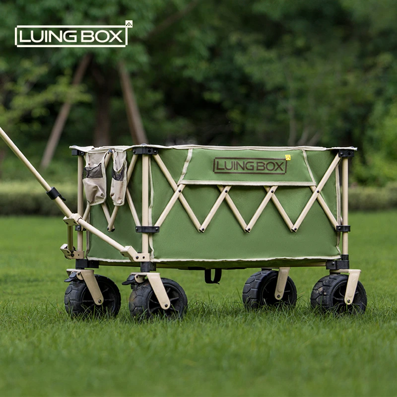LUING BOX露营盒子 兜风X3露营推车 野营推车140L折叠野餐车