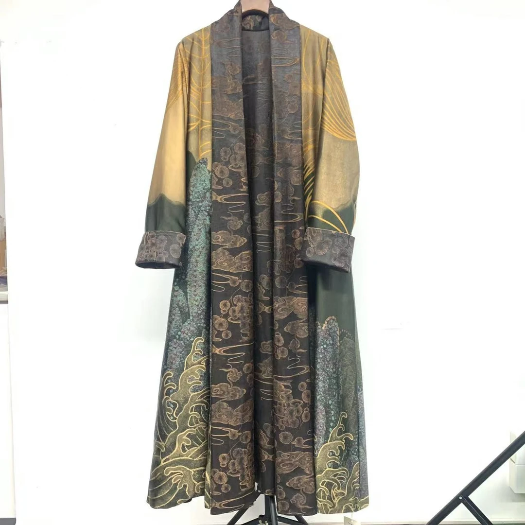 【大芦哥】背靠江山海浪典藏级重锻双面穿风衣A07-830外套