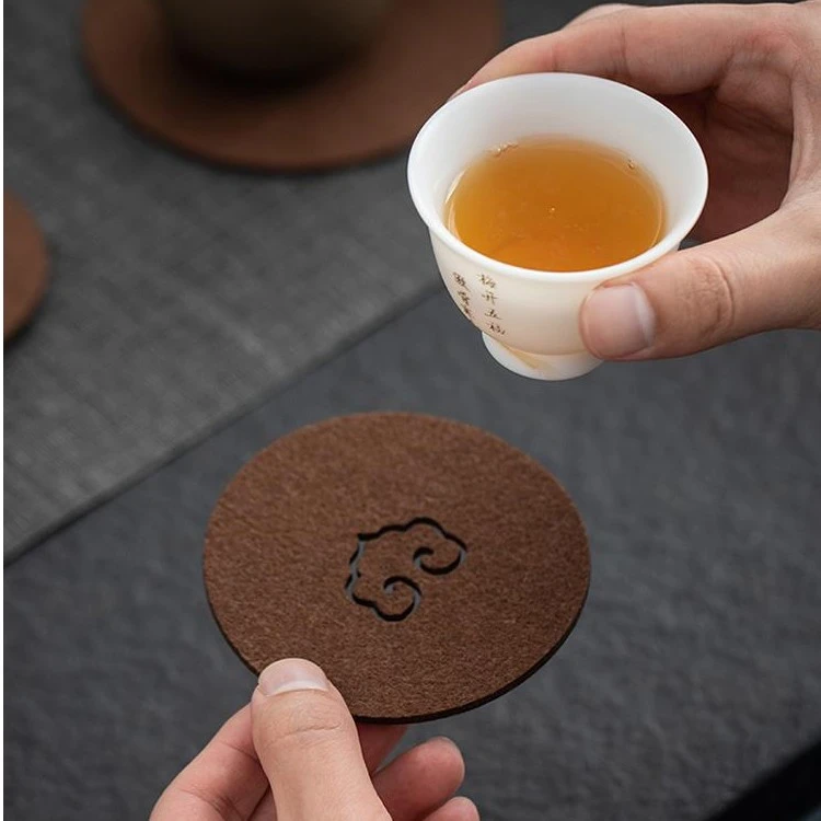 大号茶配件养壶垫吸水毛毡垫水杯垫加厚垫席景德镇陶瓷茶具中国风