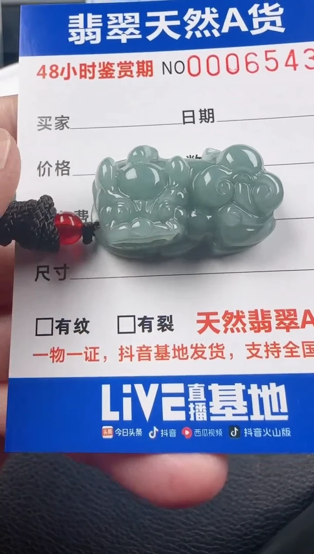【闪购商品】翡翠颈饰未镶嵌小霸王貔貅多样性发货一件发货