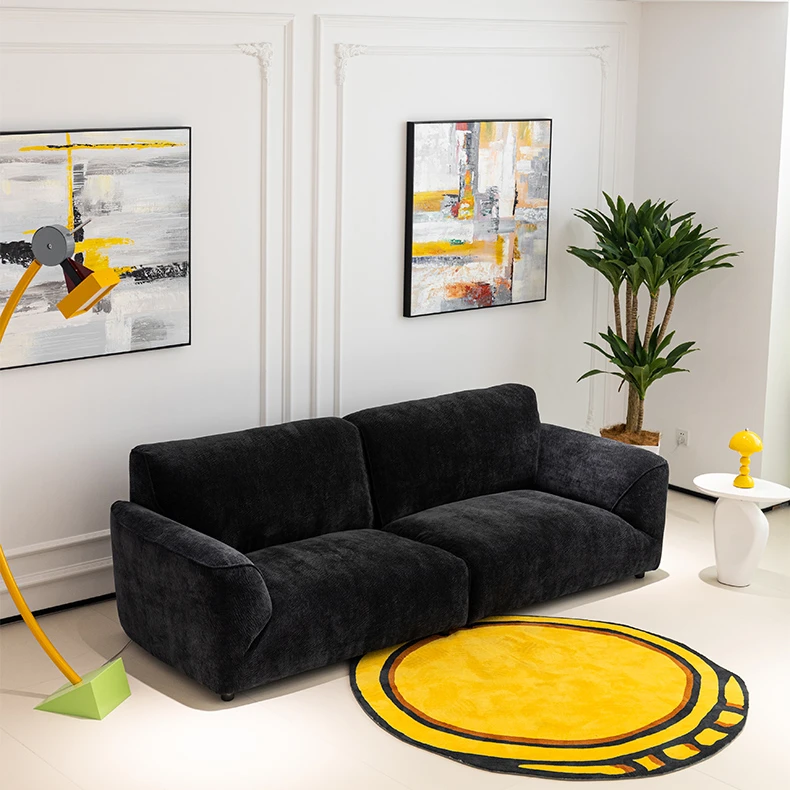 【小杨哥专属】意式极简大户型直排家用Edra格兰德花瓣客厅布艺沙发