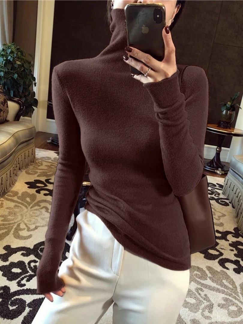 【百搭款】高弹保暖针织衫毛衣