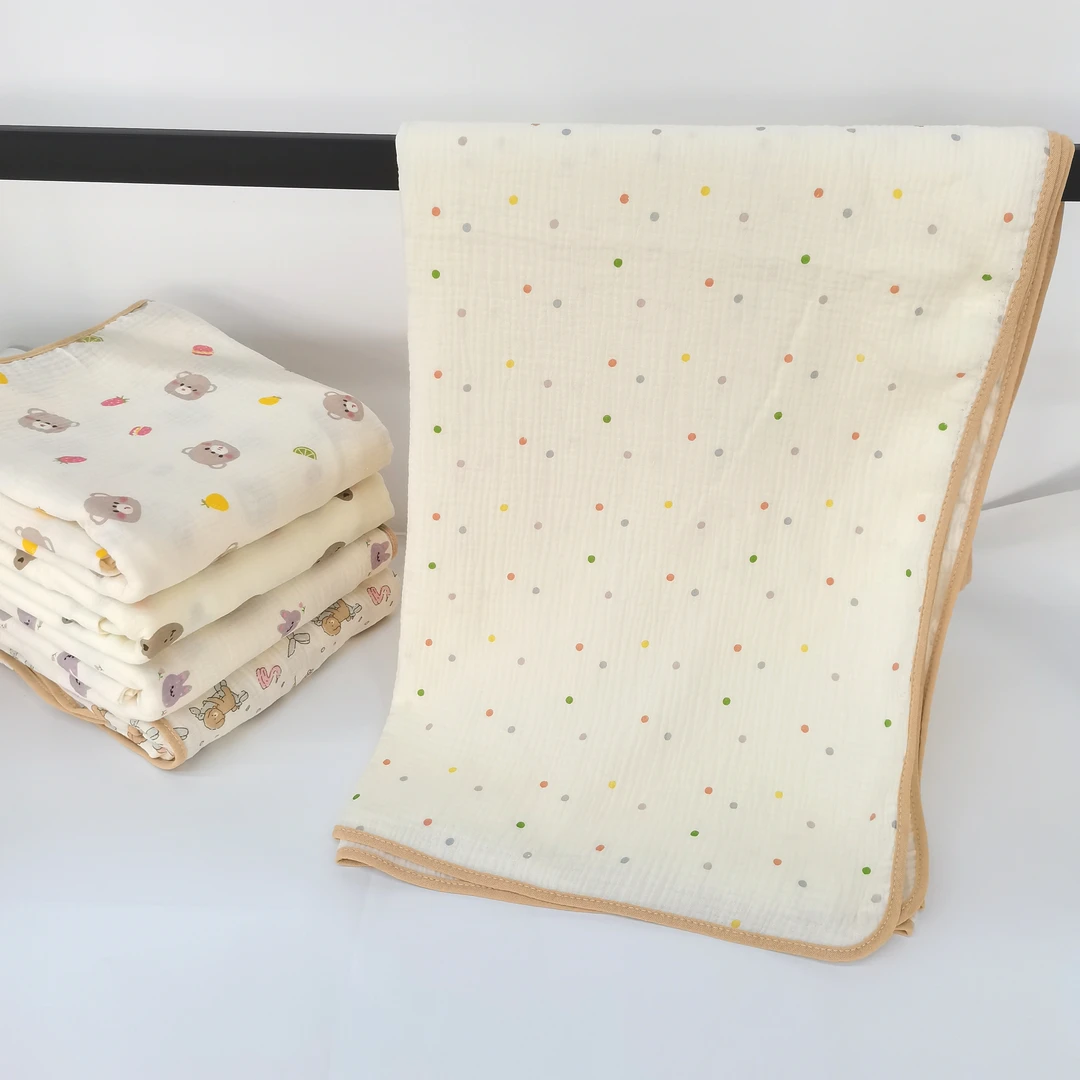 夏款纱布盖毯夏季亲肤透气  柔软