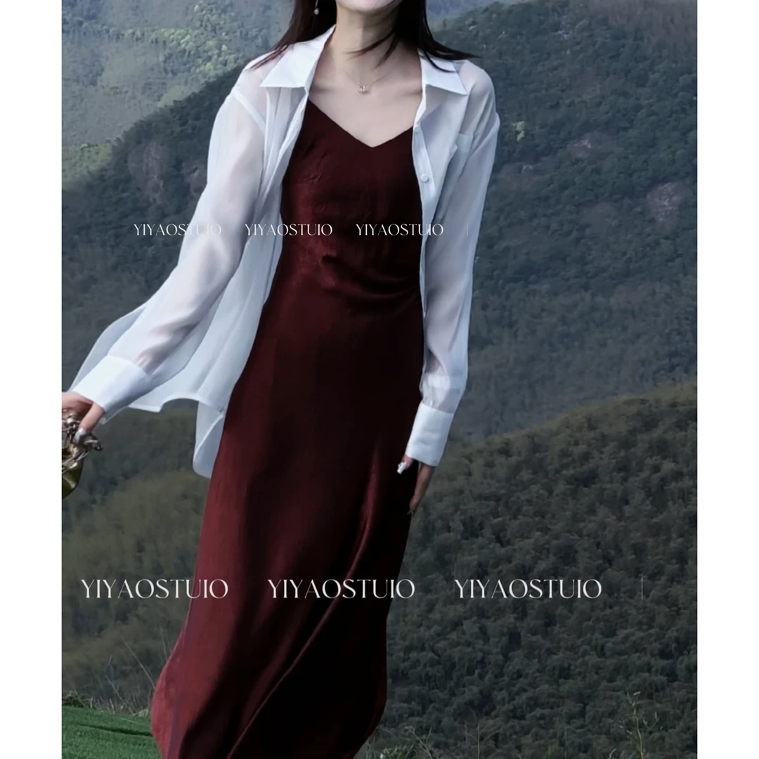 亦瑶定制  微醺 /连衣裙夏款高端气质时尚休闲收腰长   4XLJJ3587