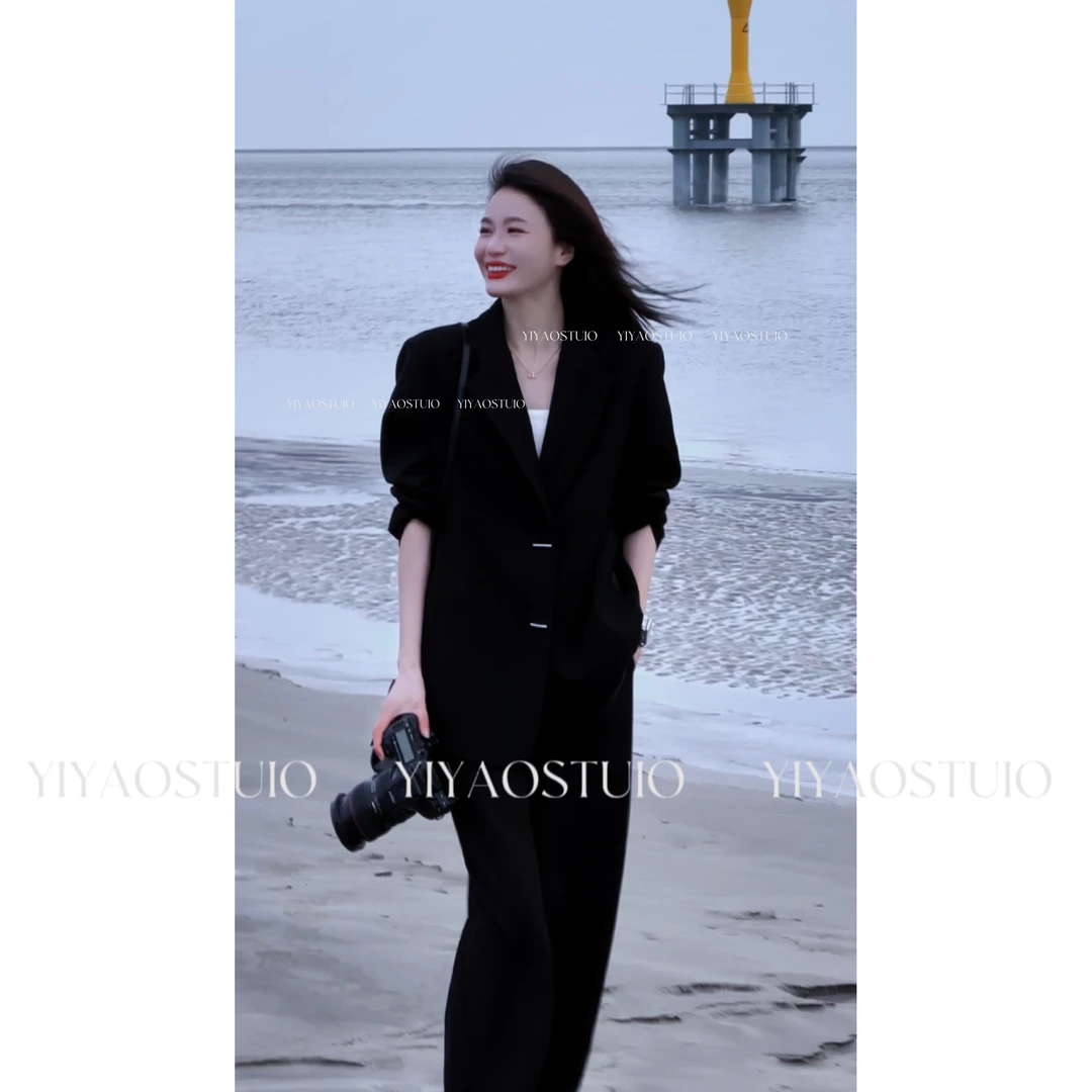 亦瑶定制  大女主 秋款高端轻奢气质时尚休闲西装外套女4CWDD2935