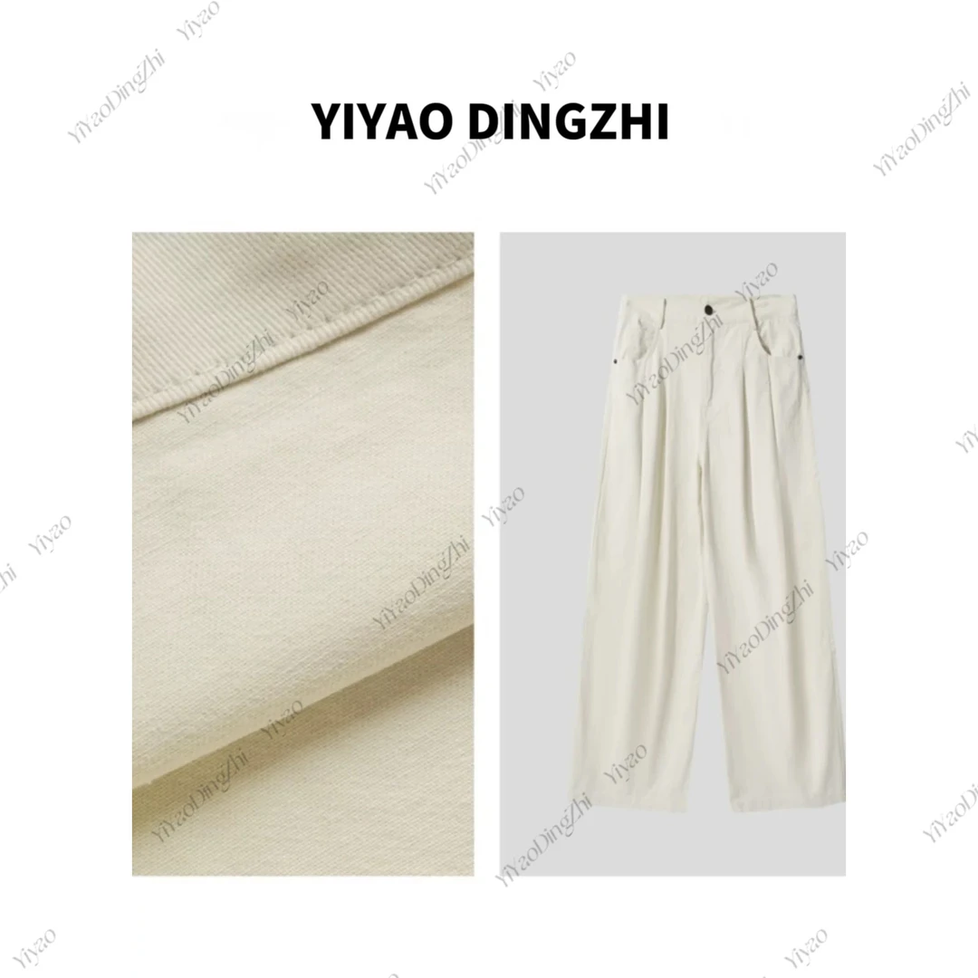 亦瑶定制 小众设计师款男友风阔腿牛仔裤4CKBS3180