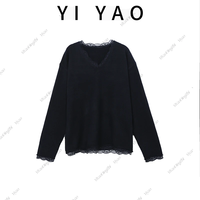 亦瑶定制 秋冬款高端时尚舒适保暖弹力针织长袖百搭毛衣4DMJJ8378