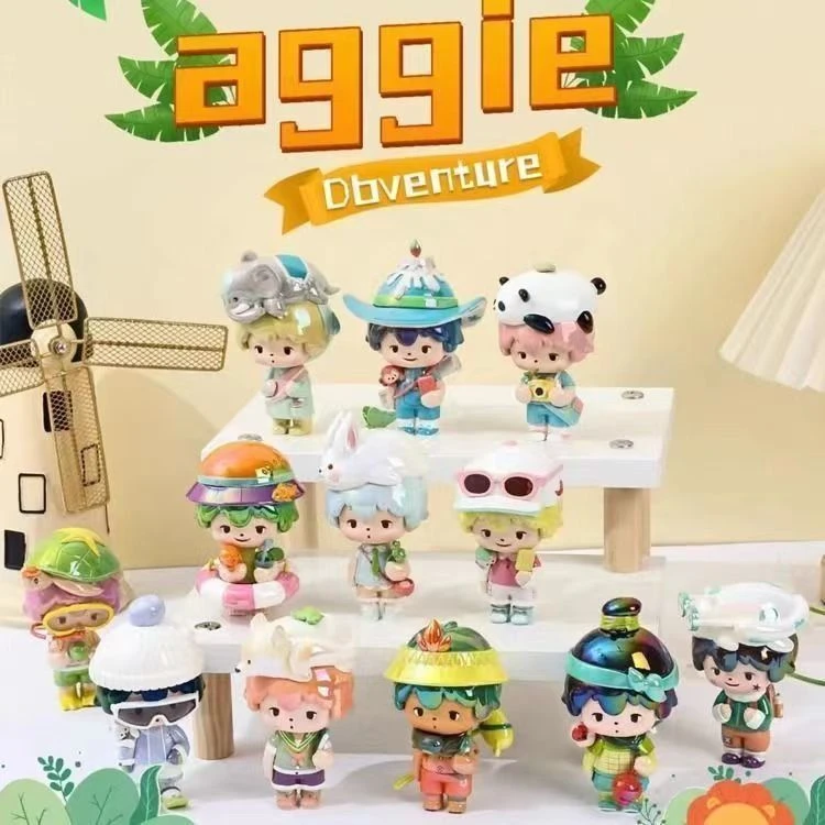 【拆盒】Aggie阿吉弟弟电镀系列盲盒潮玩手办