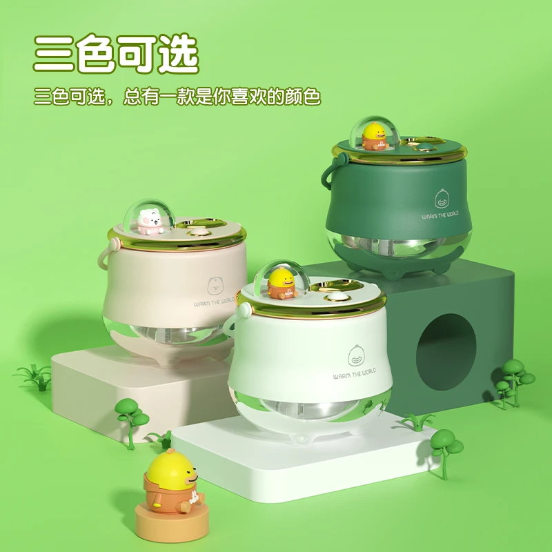 加湿器家用充电小型静音孕婴卧室办公室桌面补水空气净化喷雾香薰