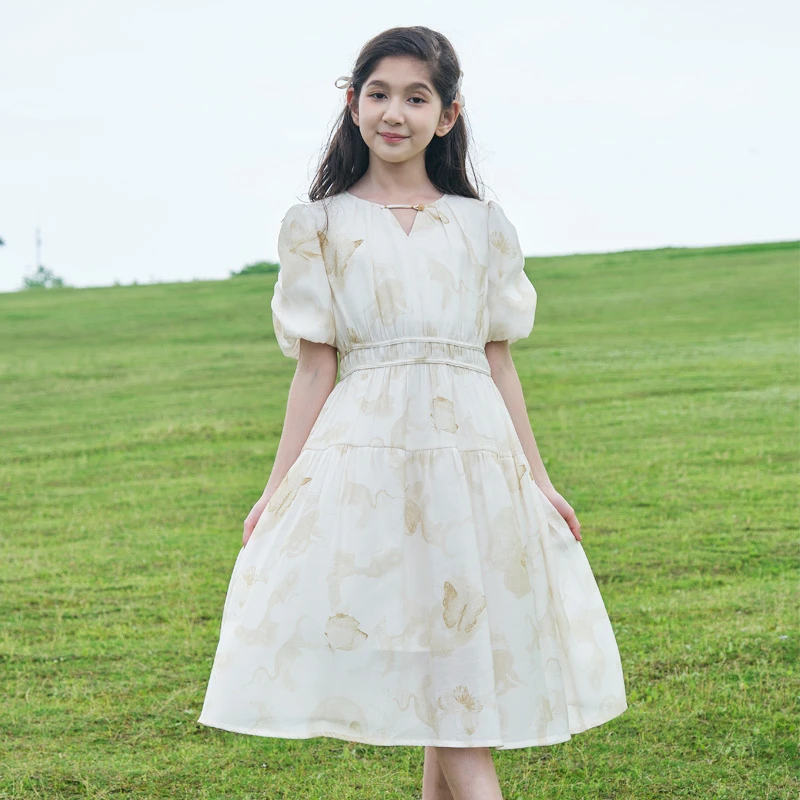 1280女童连衣裙夏季新款夏装儿童高贵洋气漂亮夏款大童公主裙童装