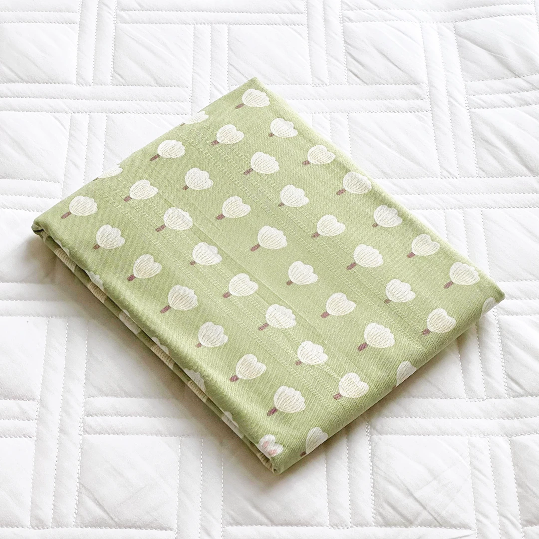 【京かわ会社】四季通用粗布枕套一对装50*80cm 抹茶日记