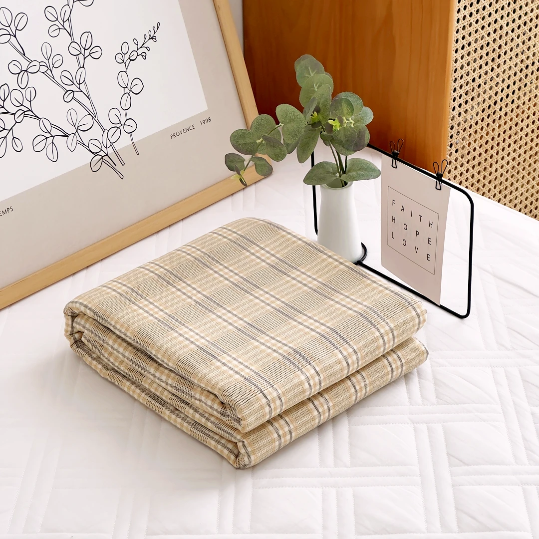 【京かわ会社】双层纱磨毛被套200*230cm 卡格