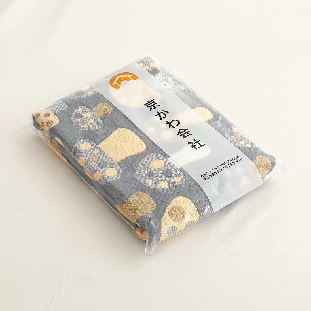 【京かわ会社】一对装纱布枕巾两条装防滑枕巾52*78cm   蘑菇丛林