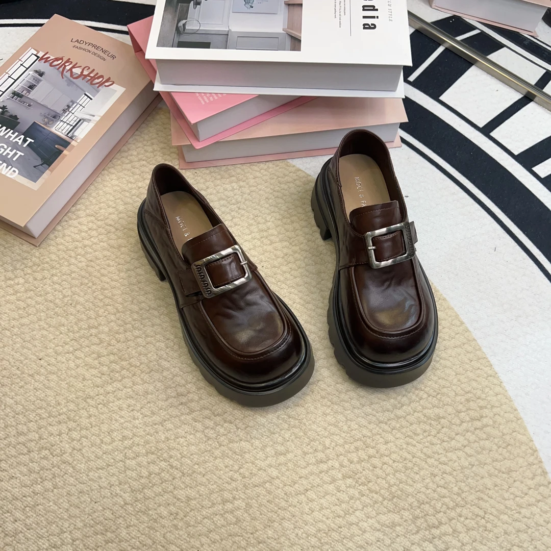 WT58【方扣】秋季女乐福鞋