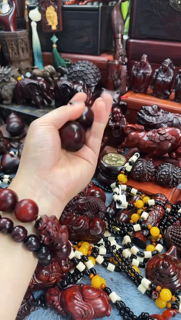 【闪购商品】檀香紫檀（小叶紫檀）桃子手球