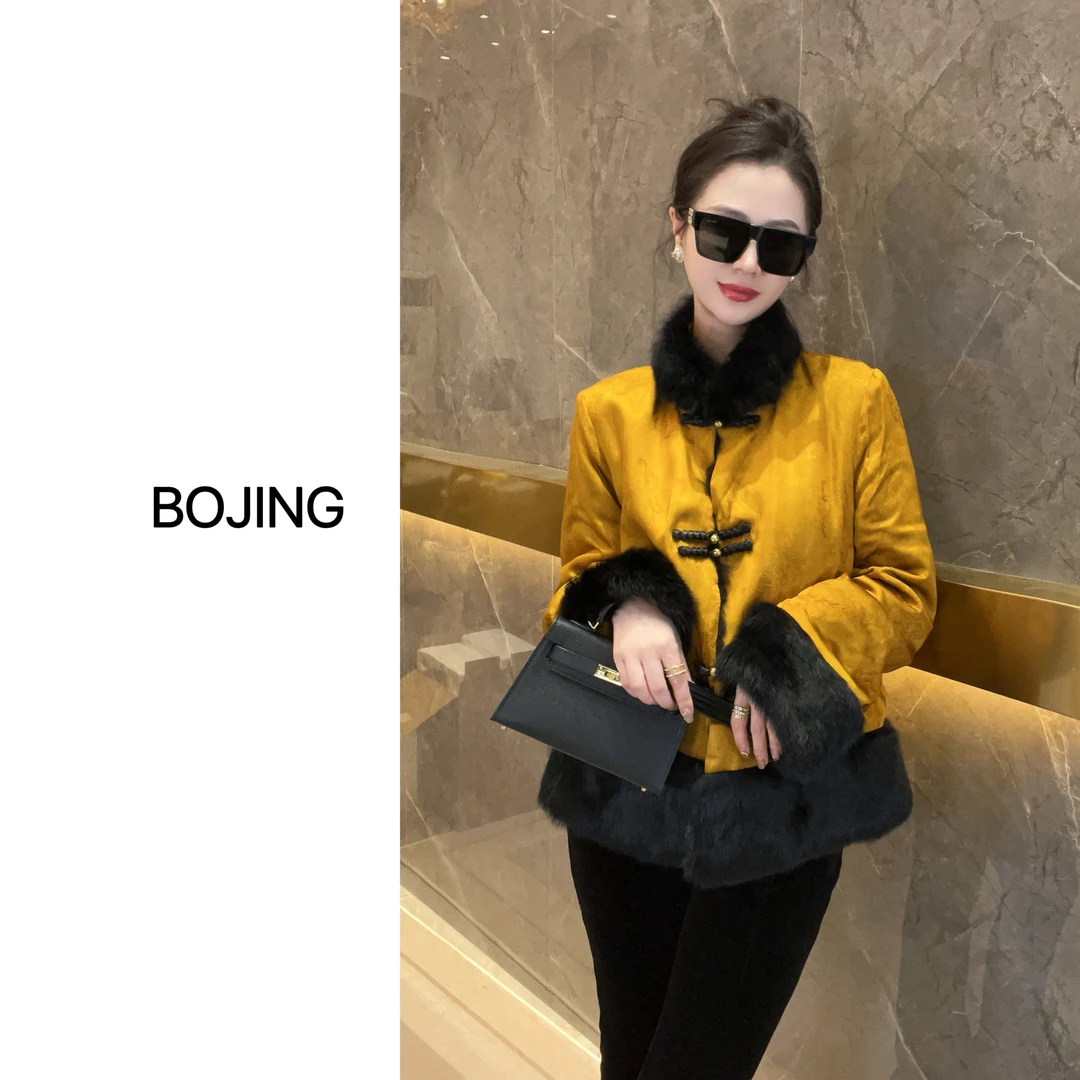 【江山如画】新中式双面穿时尚复古中国风秋冬外套