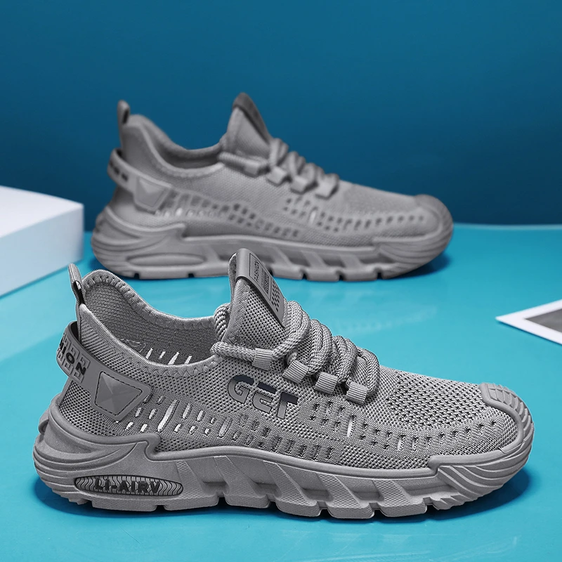 2024新款低帮网面舒适休闲软底时尚百搭透气系带网红鞋男