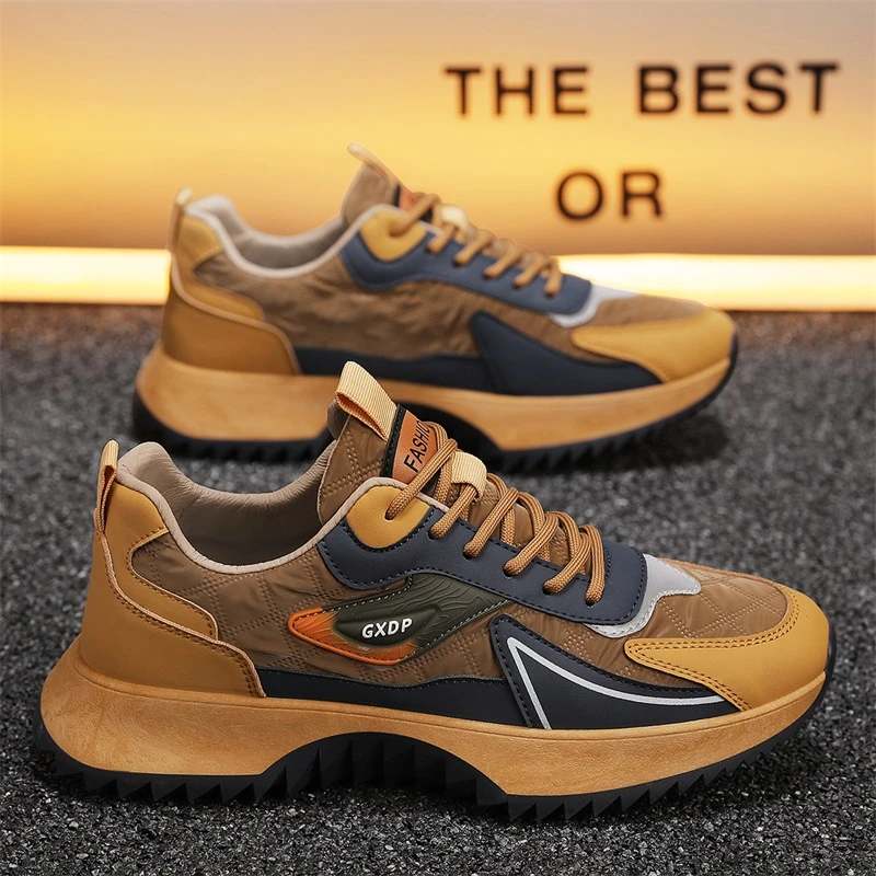 森刻男鞋网红爆款2024秋季新款男士百搭软底运动鞋休闲鞋小丑鞋