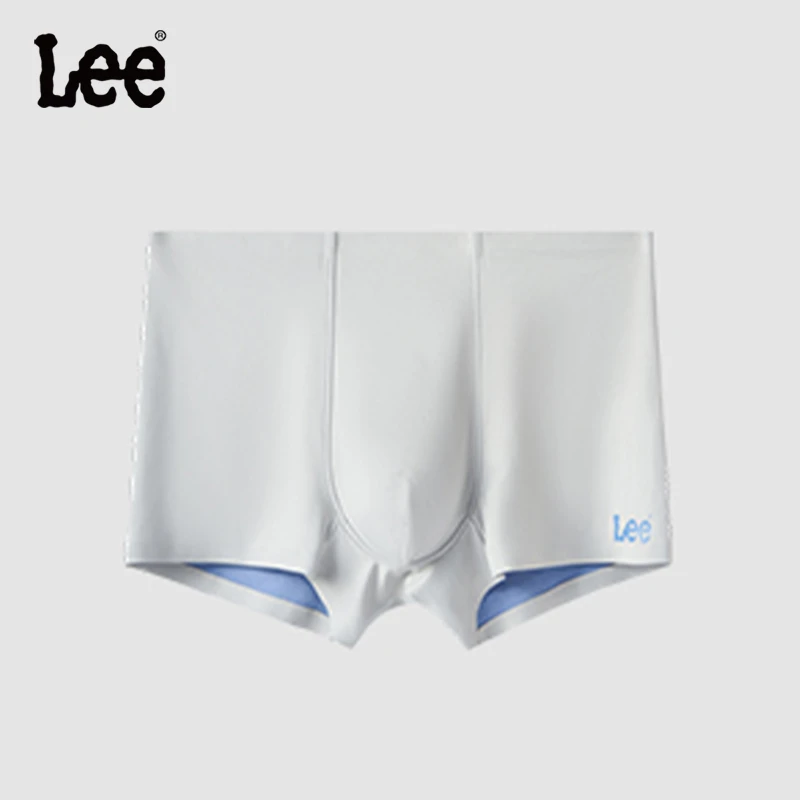 lee品牌双面莫代尔拼色冰丝舒适男士内裤单条装