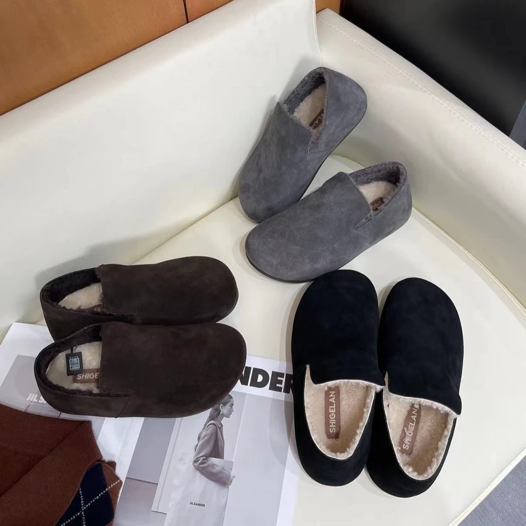 2024加绒保暖舒适平底勃肯鞋0910-83