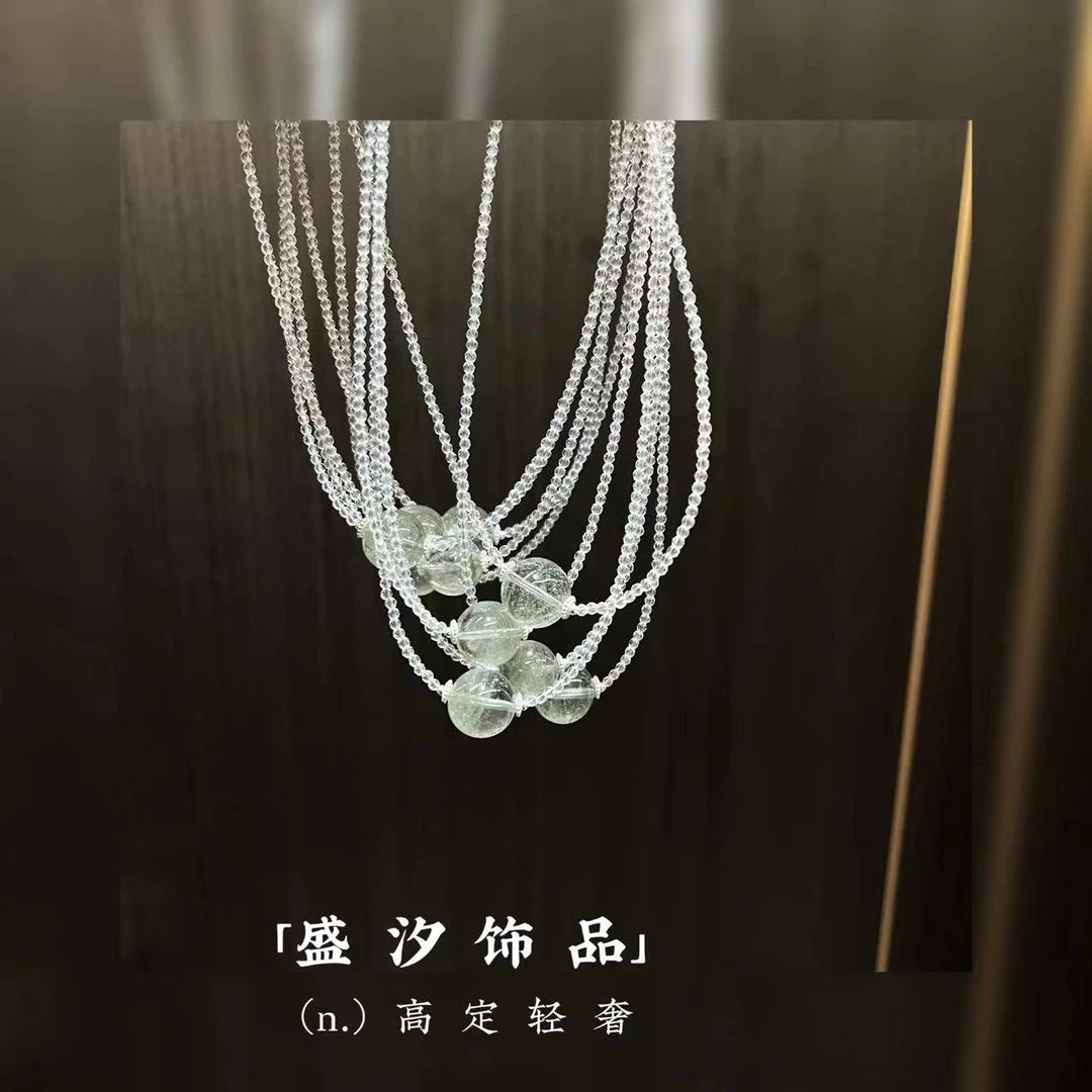 链子925银 「绿幽项链」自留款精致百搭高级感项链日常气质