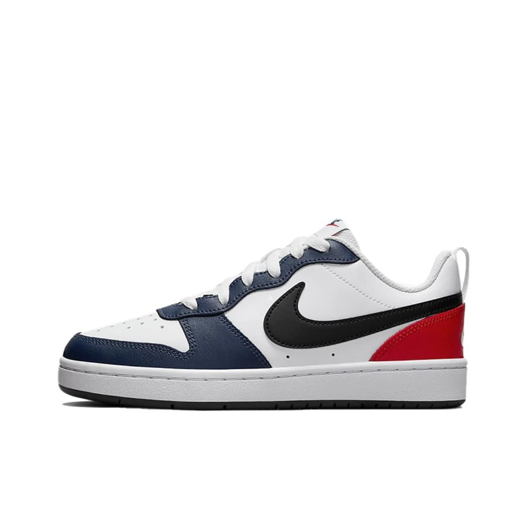 Nike/耐克court 休闲低帮板鞋 黑曜石复古女鞋白红低帮百搭运动鞋
