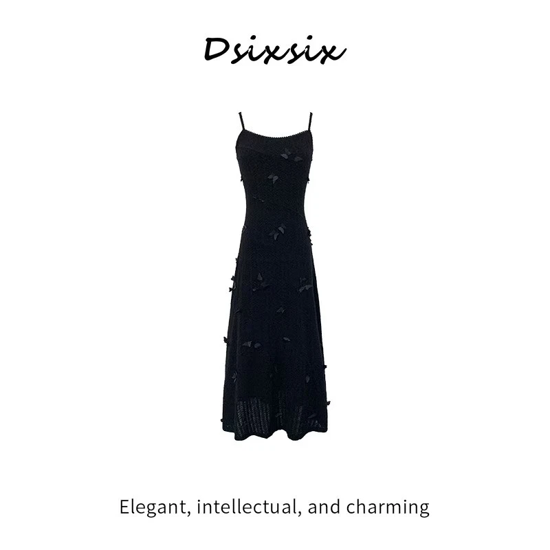 薇宝儿塔塔-【蝴蝶秘境】气质原创设计感连衣裙-BN242K