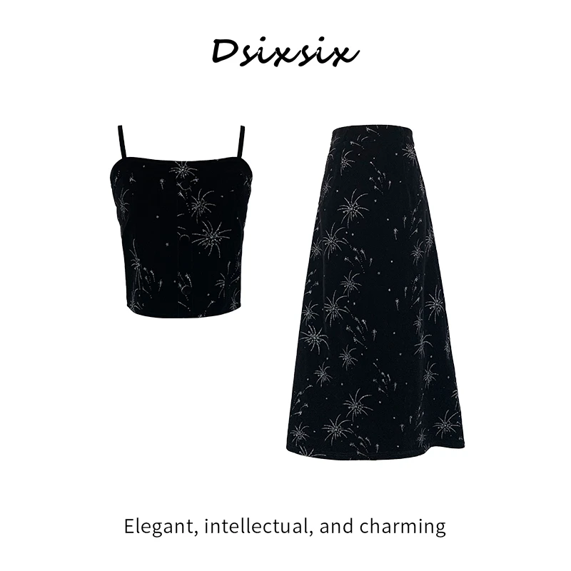 依漾Y-现货【绚烂烟花】秋冬新款显瘦时尚套装- BN843F-BN842F