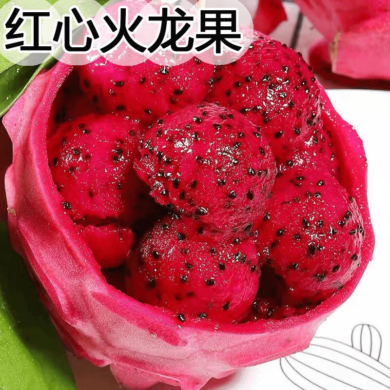 广西产地直发红心火龙果当季新鲜采摘农家种植鲜甜多汁5斤包邮