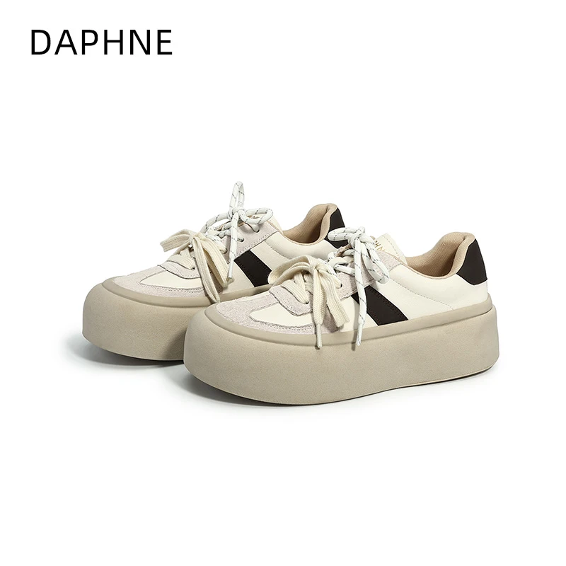 Daphne/达芙妮时尚小白鞋女2025春季新款轻便潮流ins韩版休闲板鞋
